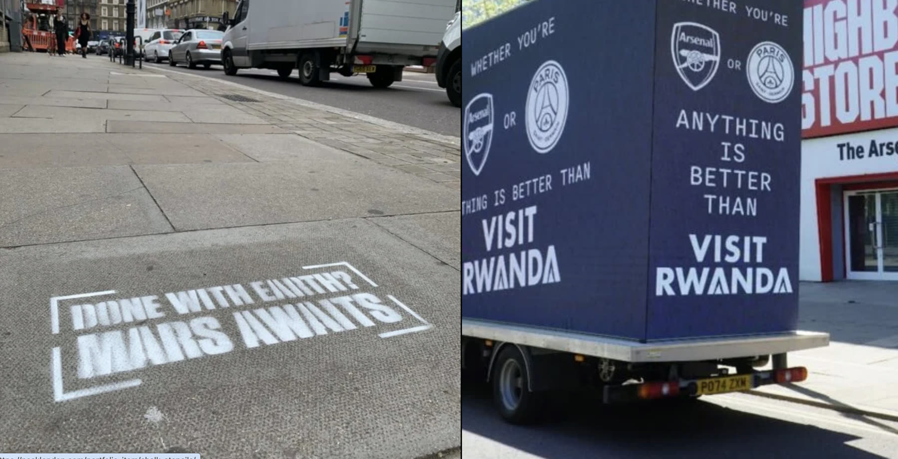 London out of home campaign site 17
